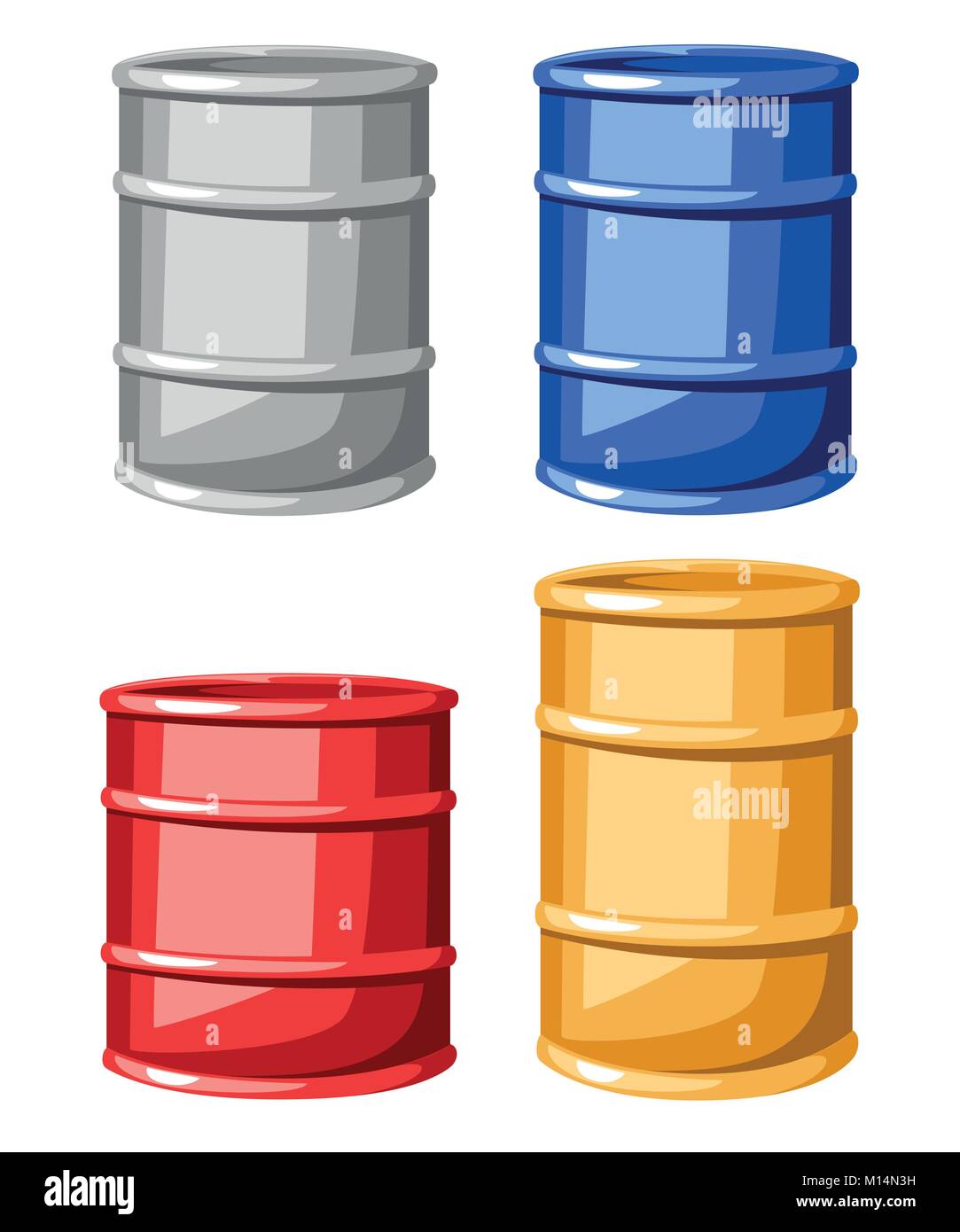 https://c8.alamy.com/comp/M14N3H/set-of-four-steel-color-barrels-vector-illustration-isolated-on-white-M14N3H.jpg