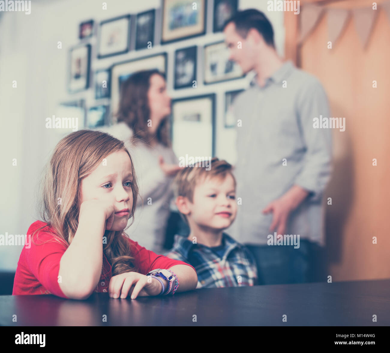 Mother son daughter tension hi-res stock photography and images - Alamy
