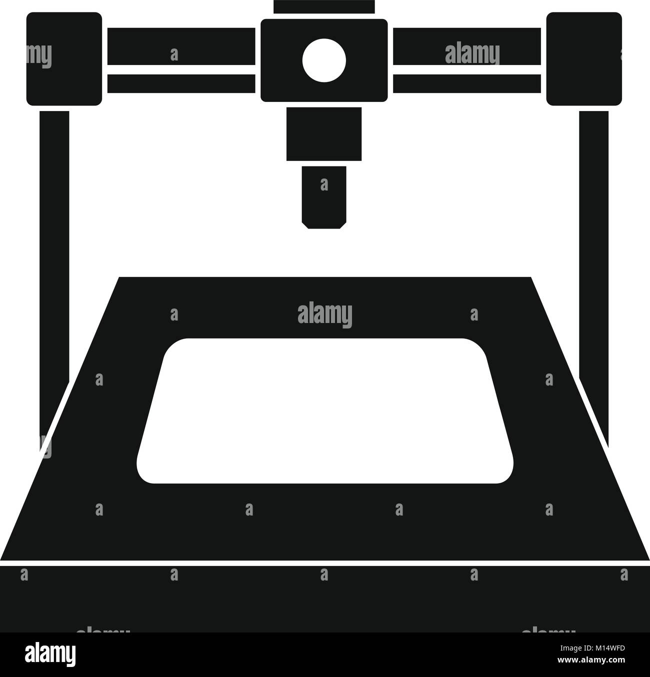 3D printer icon simple Stock Vector Image & Art - Alamy