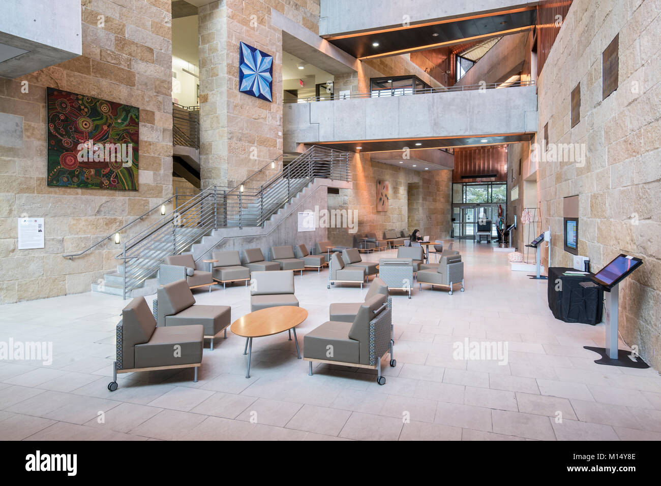Austin City Hall Lobby Stock Photo Alamy
