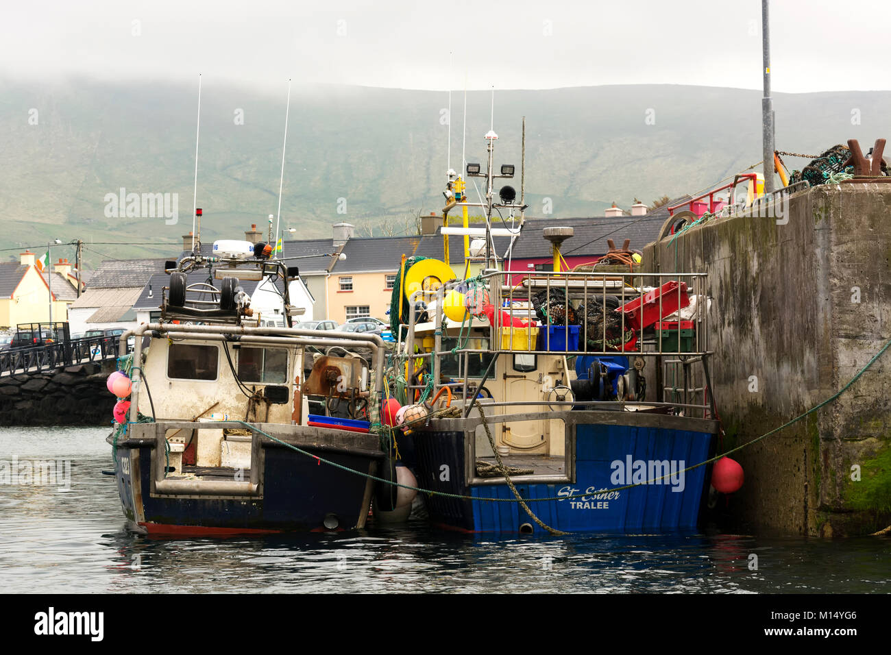 Old fishing boat in ireland hi-res stock photography and images