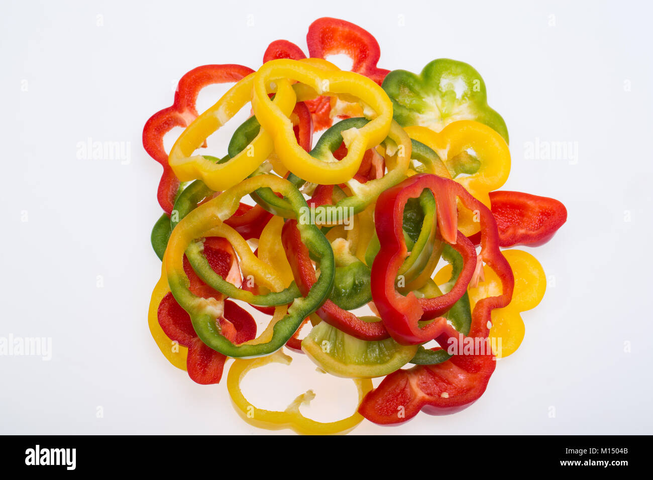 sweet pepper isolated on white background Stock Photo - Alamy
