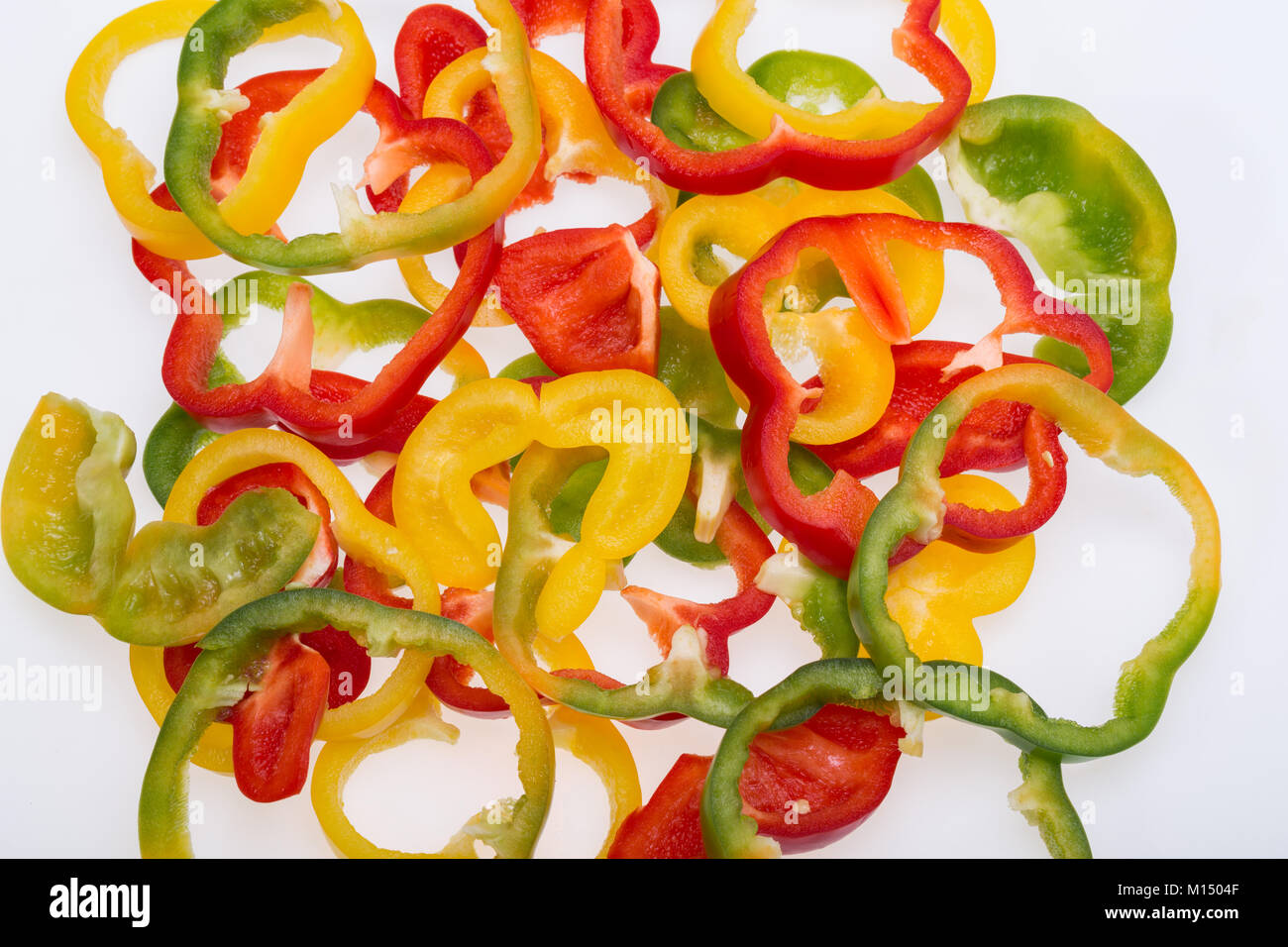 sweet pepper isolated on white background Stock Photo - Alamy