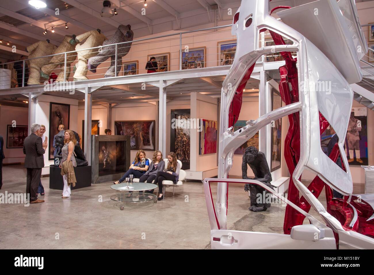 United Arab Emirates, Dubai, Art Sawa, art Gallery in Al Quoz Stock