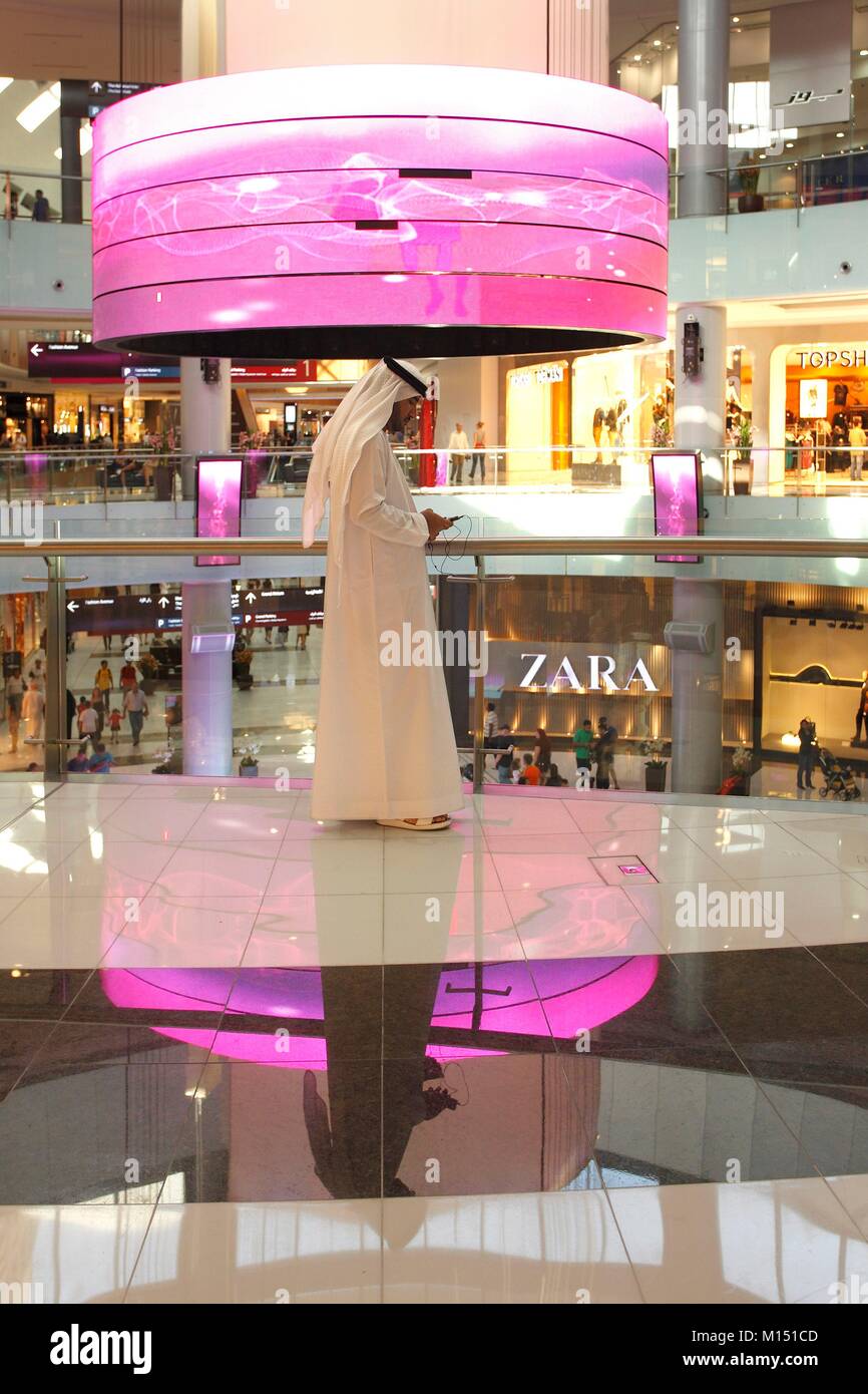 United Arab Emirates, Dubai, Dubai Mall Stock Photo