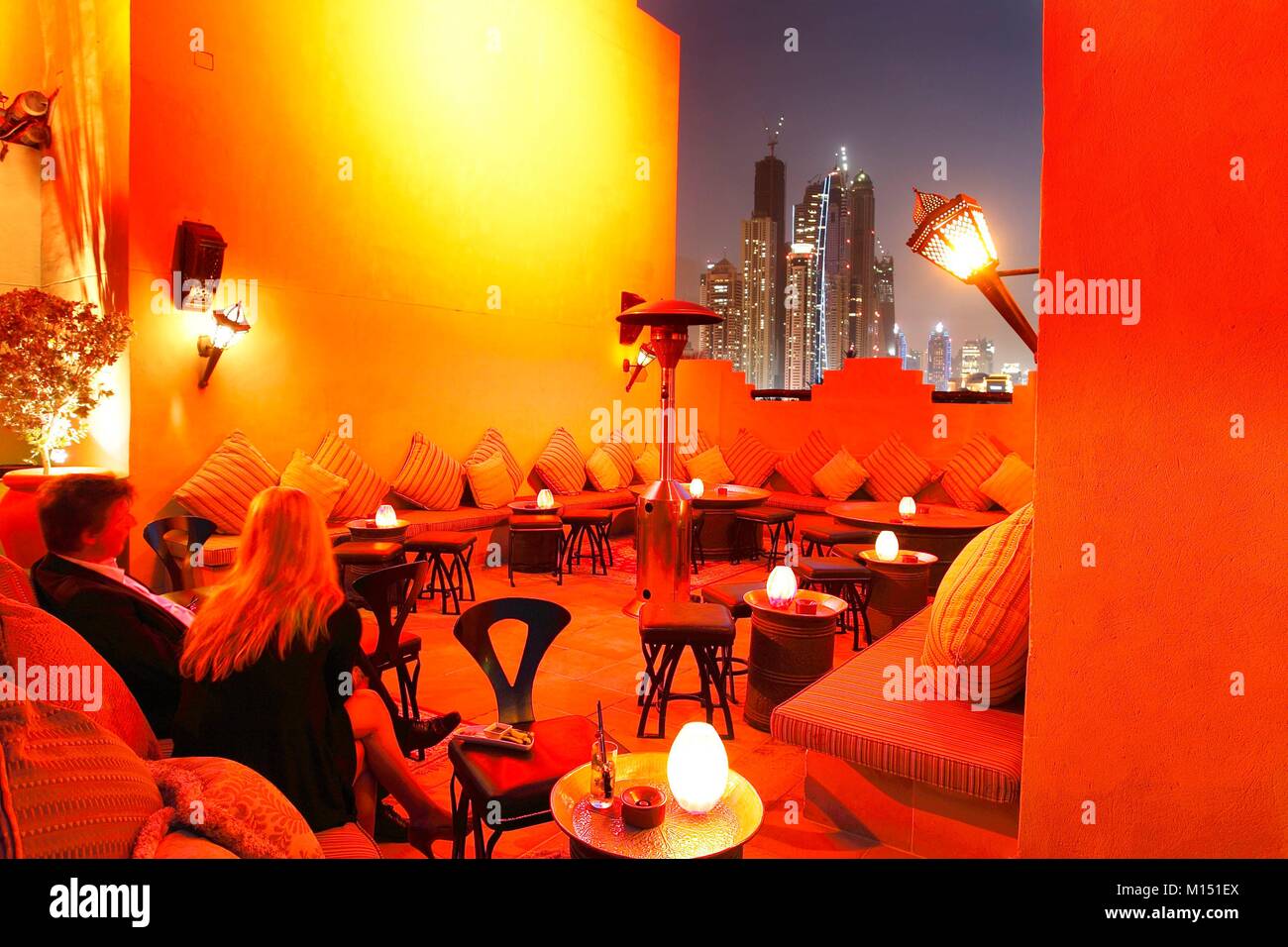 United Arab Emirates, Dubai, One and Only Mirage Hotel Stock Photo