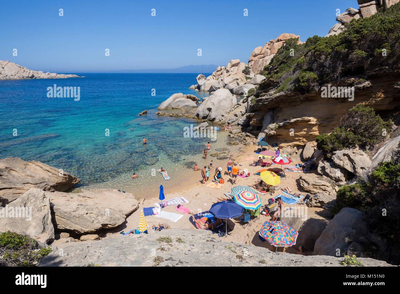 Italy, Sardinia, Province of OlbiaTempio, Santa Teresa di Gallura, granitic rocks of the Italy, Sardinia, Province of OlbiaTempio, Santa Teresa di Gallura, granitic rocks of the