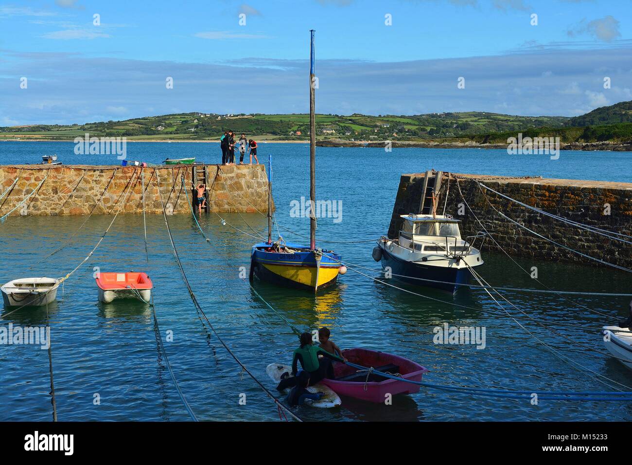 France, Manche, Cotentin peninsula, Port Racine Stock Photo Alamy
