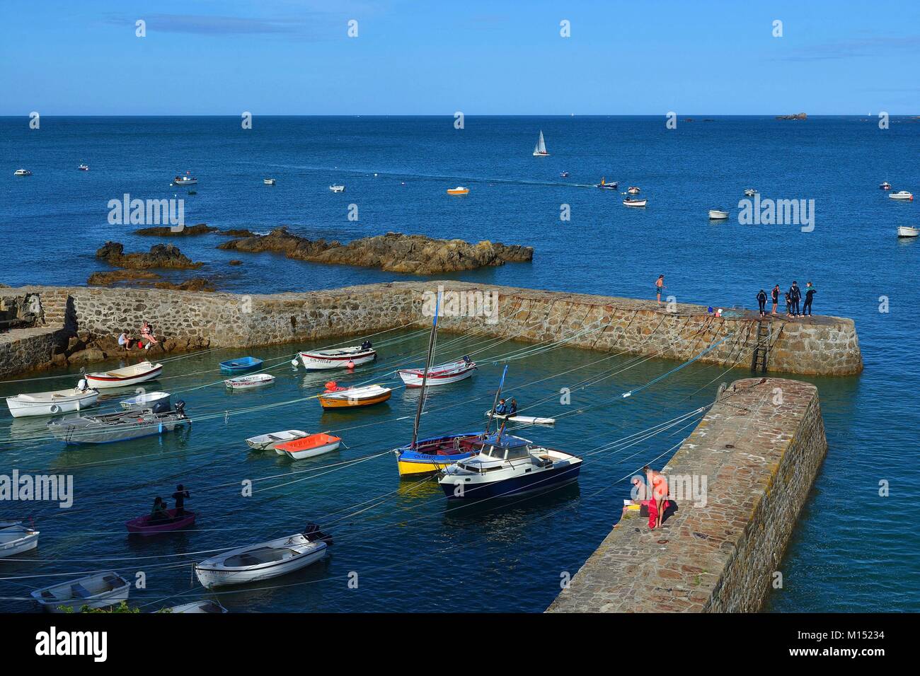 France, Manche, Cotentin peninsula, Port Racine Stock Photo Alamy