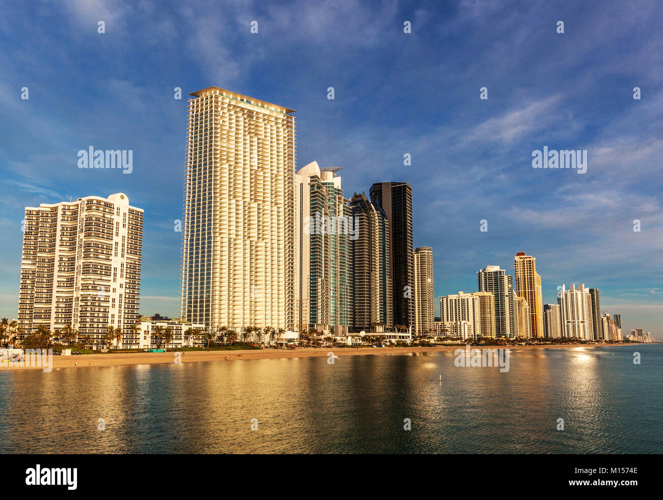 Miami skyline, Florida, USA. Stock Photo
