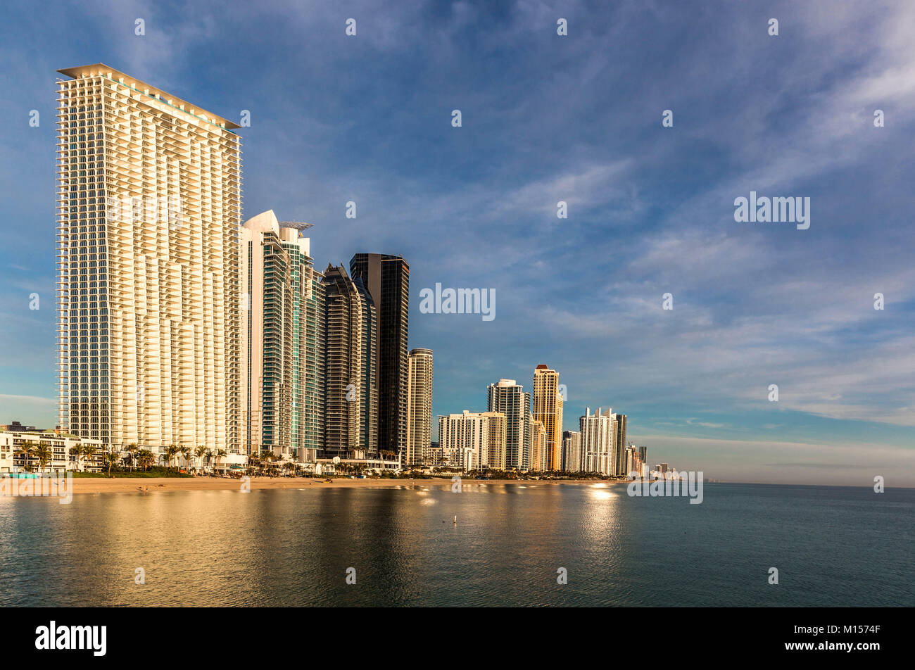 Miami skyline, Florida, USA. Stock Photo