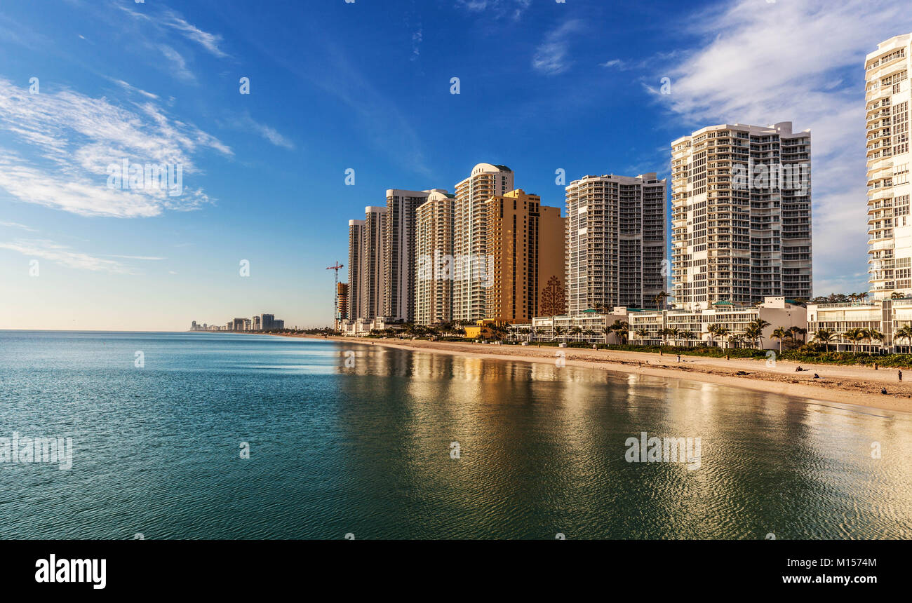 Miami skyline, Florida, USA. Stock Photo