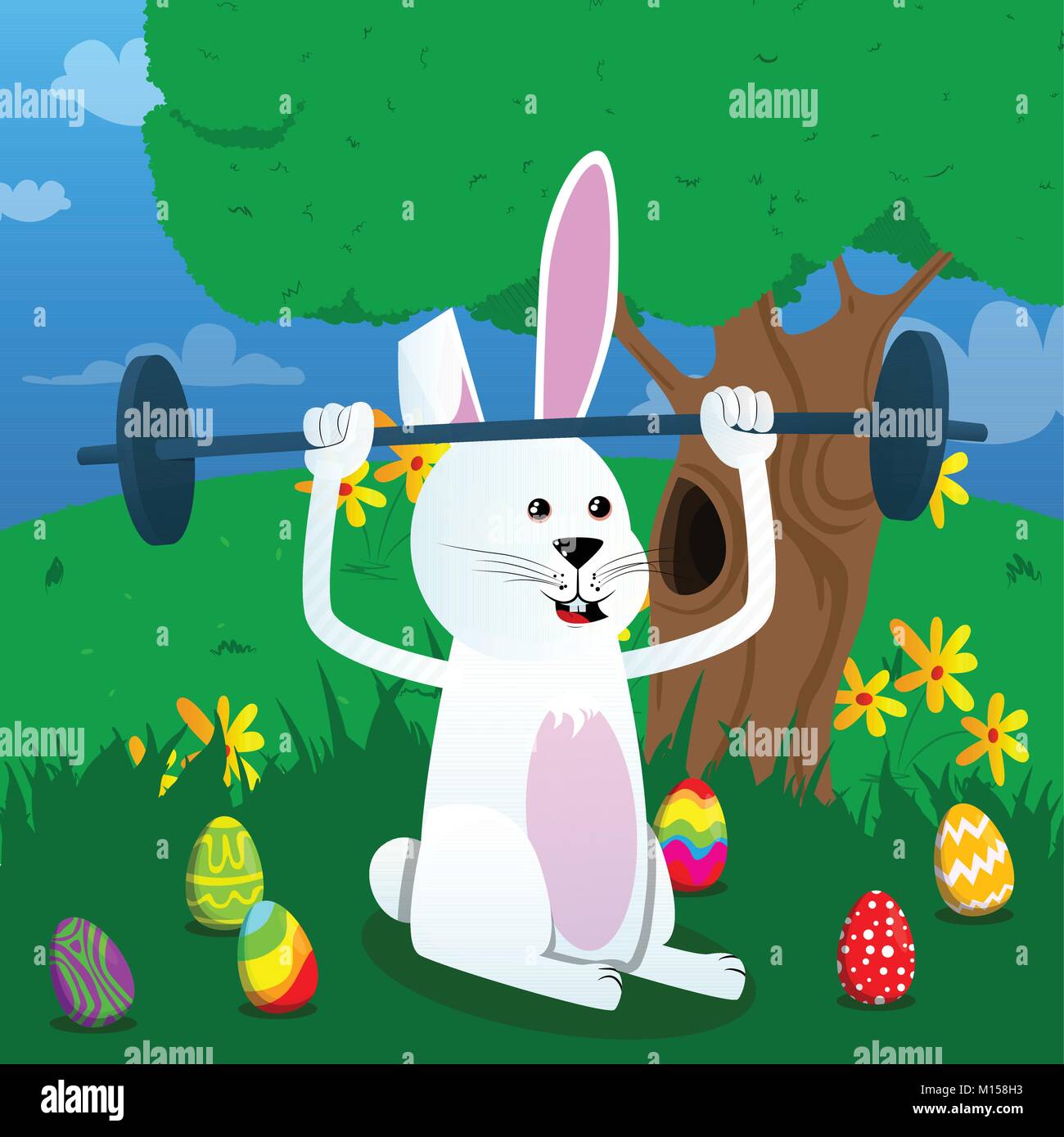 Gym bunny Stock Vector Images - Alamy