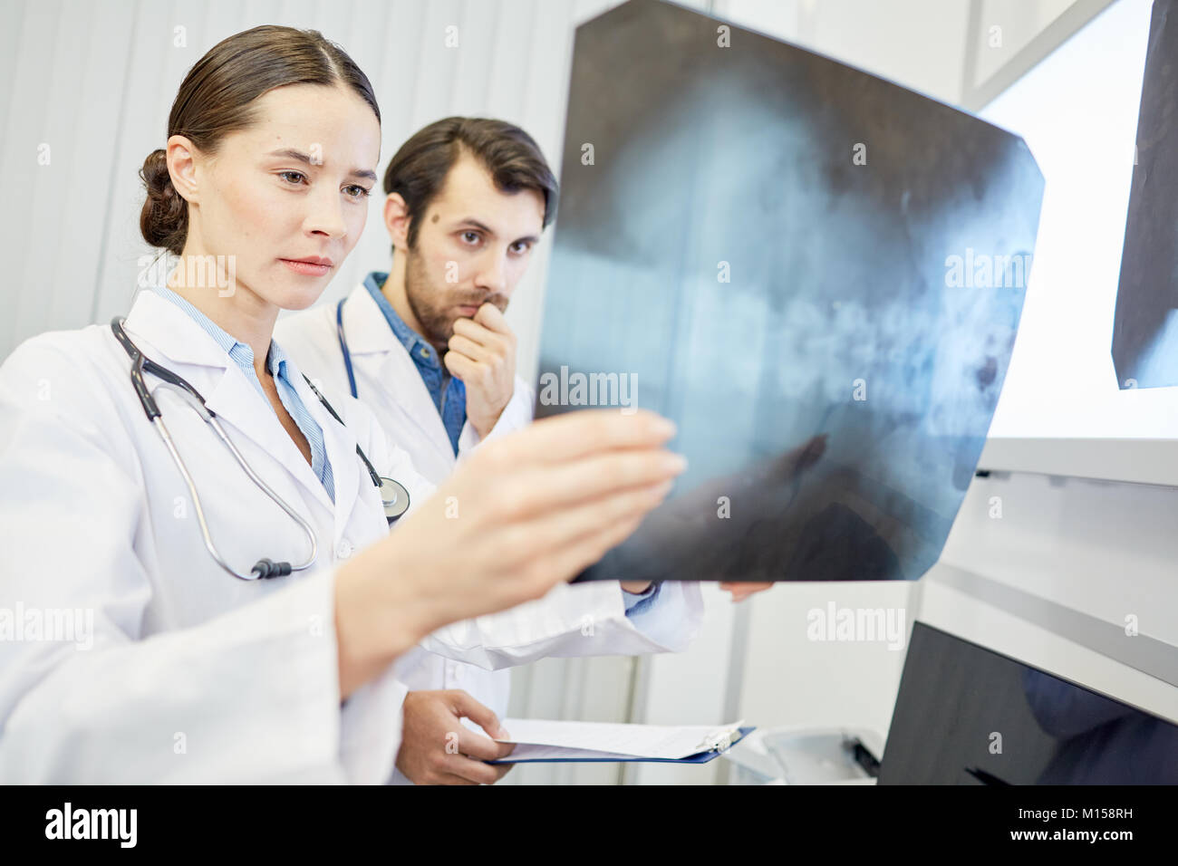 Results of xray examination Stock Photo Alamy
