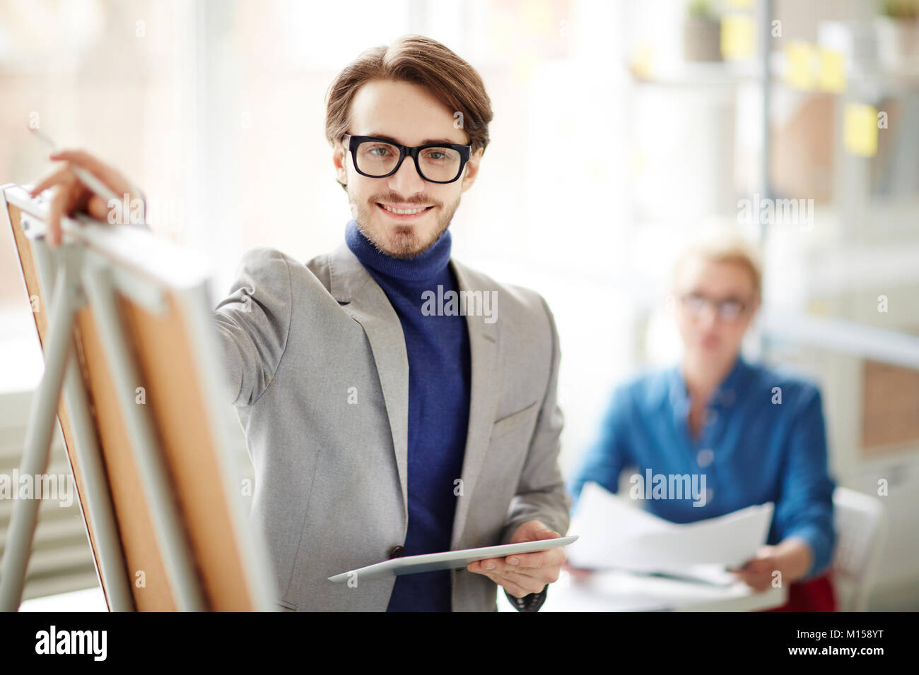 Teaching business Stock Photo