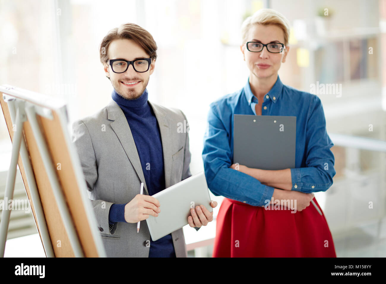Teaching staff Stock Photo