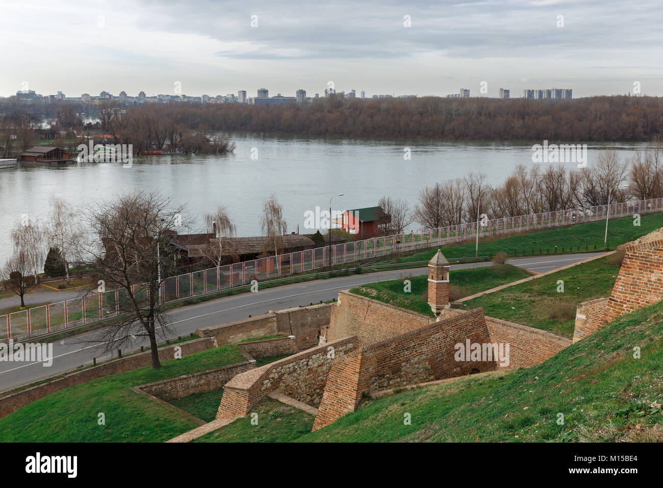 Kalemegdan fortress in Belgrade, Symbol of Belgrade, Serbia Stock Photo