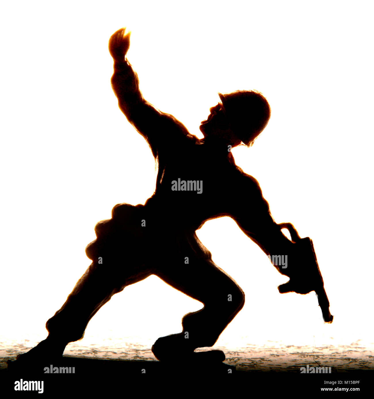 Soldier silhouette hi-res stock photography and images - Alamy