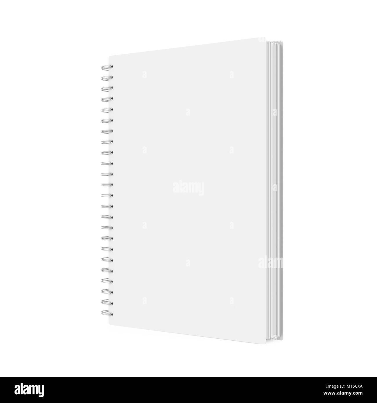 Blank Notebook Isolated Stock Photo Alamy