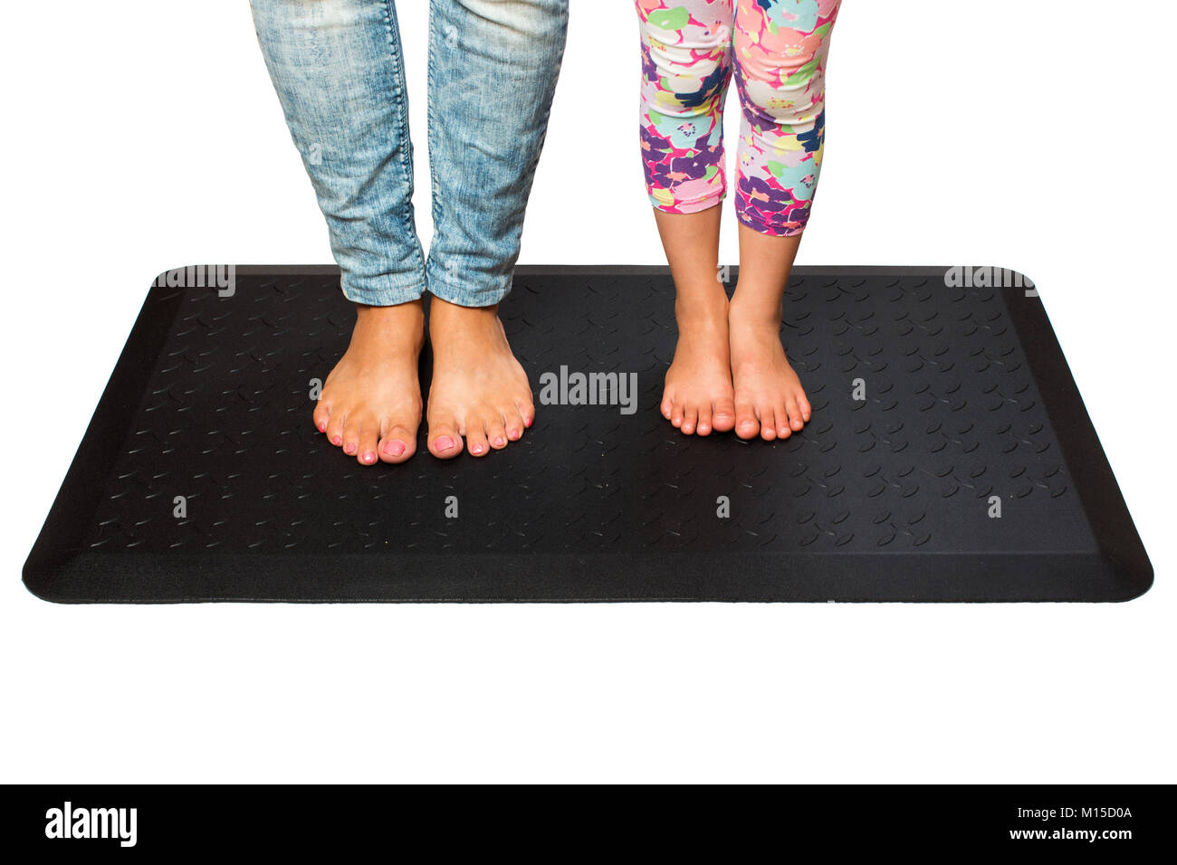 Close up of woman and girl. Stock Photo