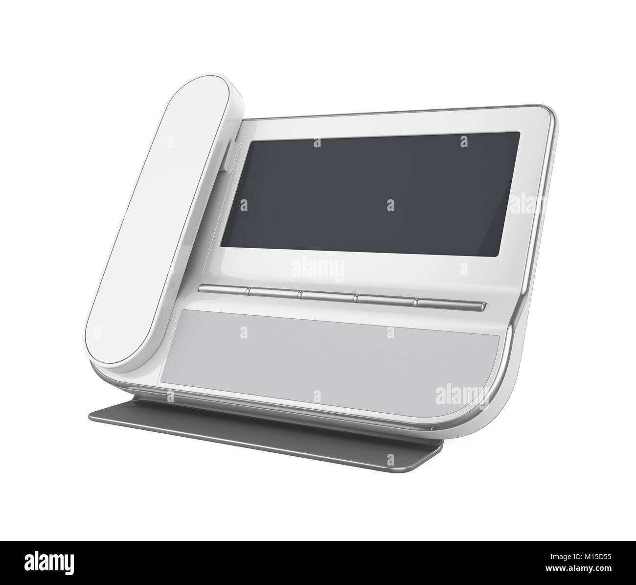 Office Desk Phone Isolated Stock Photo Alamy