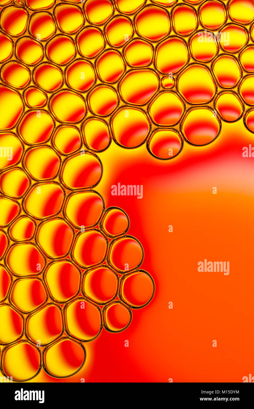 Abstract image of soap bubbles with colorful background Stock Photo - Alamy