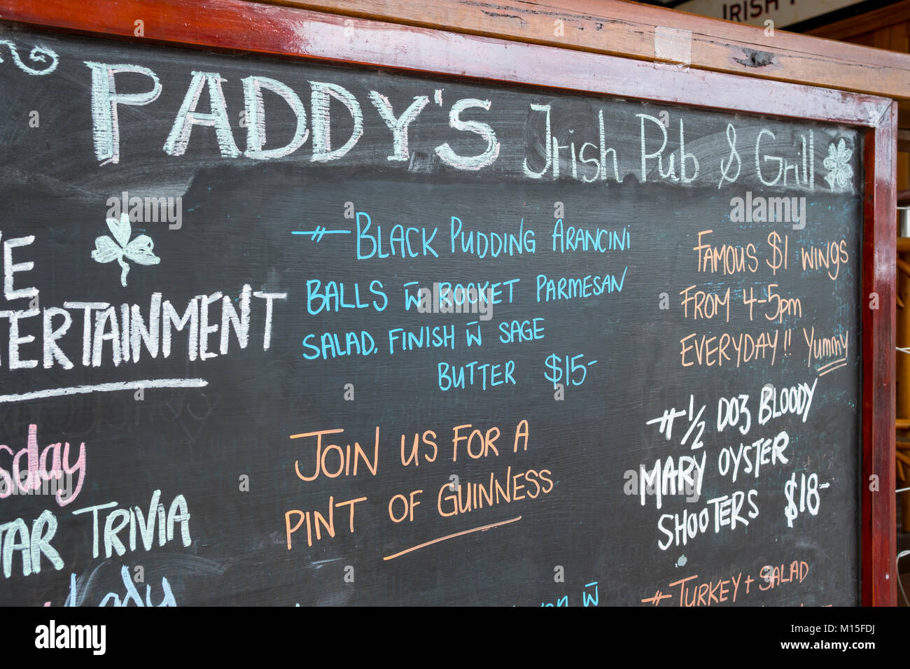 Paddys irish pub and grill in macrossan street,Port Douglas,far north