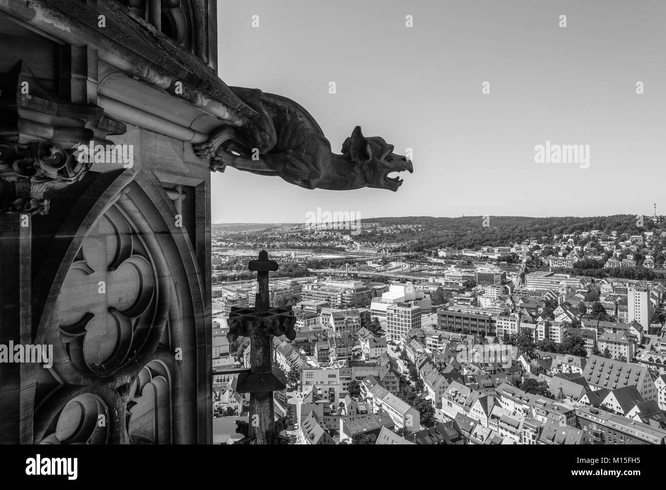 Ulm Minster (German: Ulmer Münster) is a Lutheran church located in Ulm, Germany. Tallest Church, 5th tallest structure build before the 20th century. Stock Photo