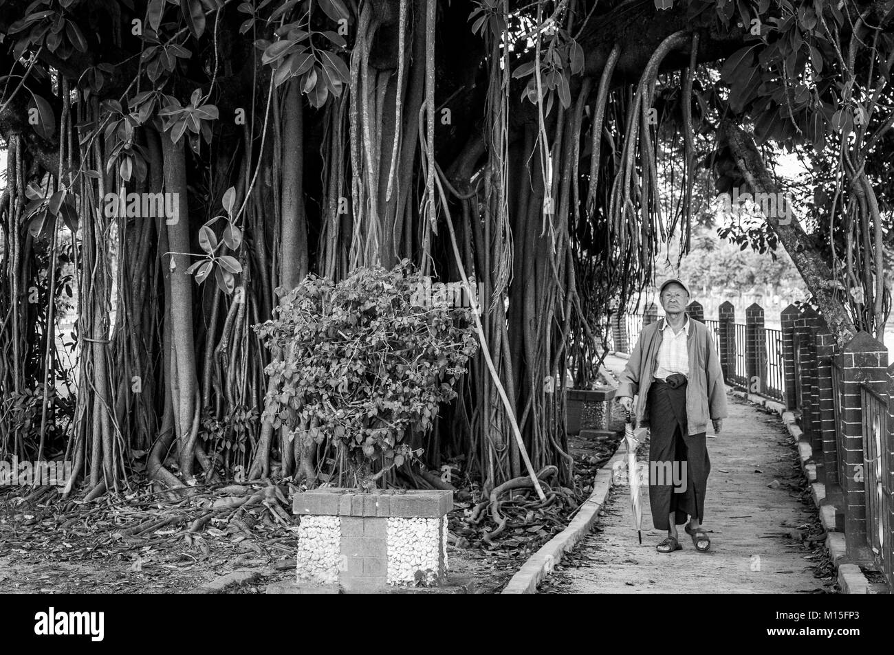 KENGTUNG, MYANMAR - NOVEMBER, 2016:  Kengtung is the capital of Shan State,  in Myanmar (Burma). Stock Photo