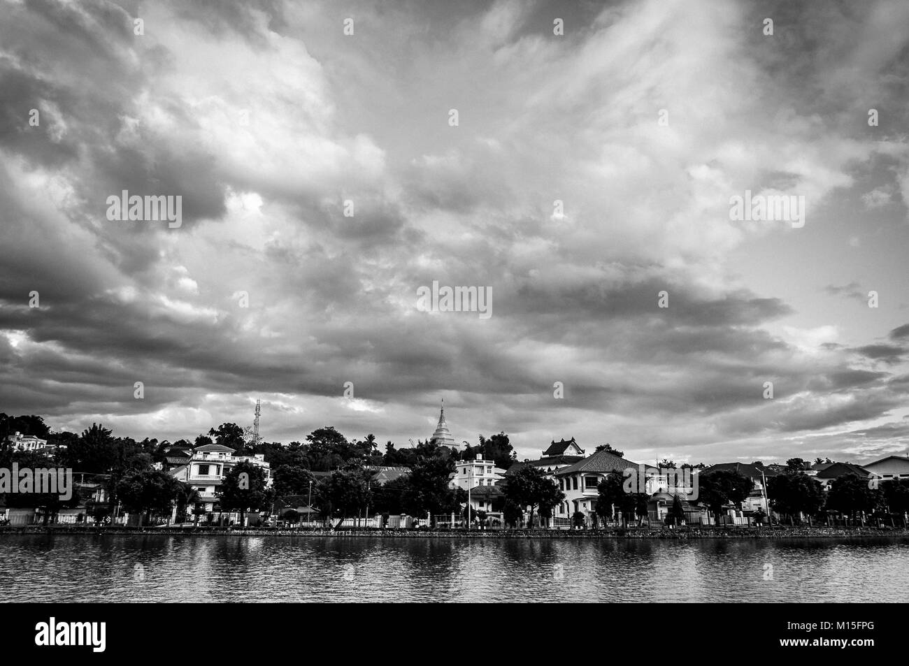 KENGTUNG, MYANMAR - NOVEMBER, 2016:  Kengtung is the capital of Shan State,  in Myanmar (Burma). Stock Photo