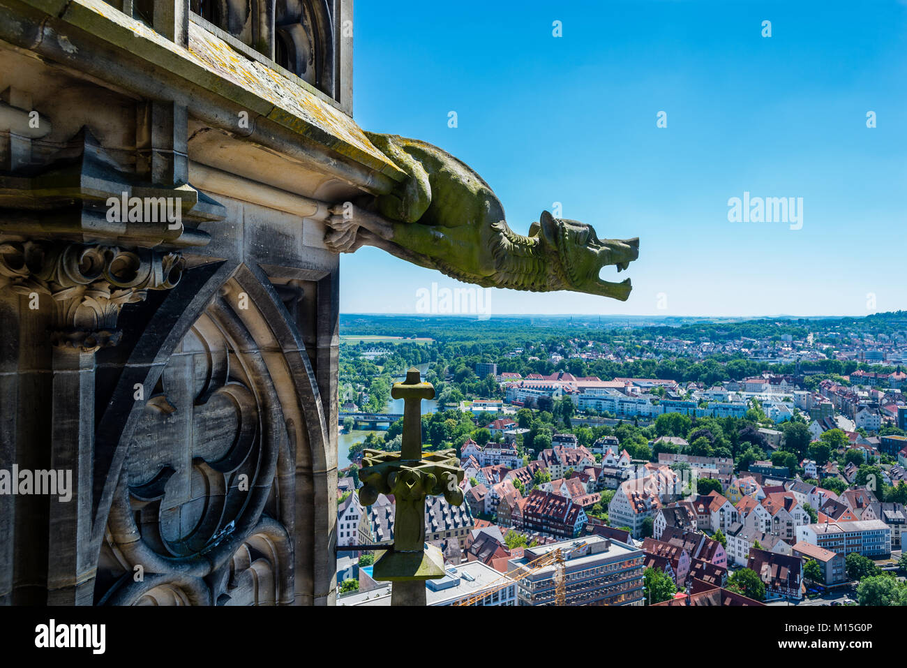 Ulm Minster (German: Ulmer Münster) is a Lutheran church located in Ulm, Germany. Tallest Church, 5th tallest structure build before the 20th century. Stock Photo