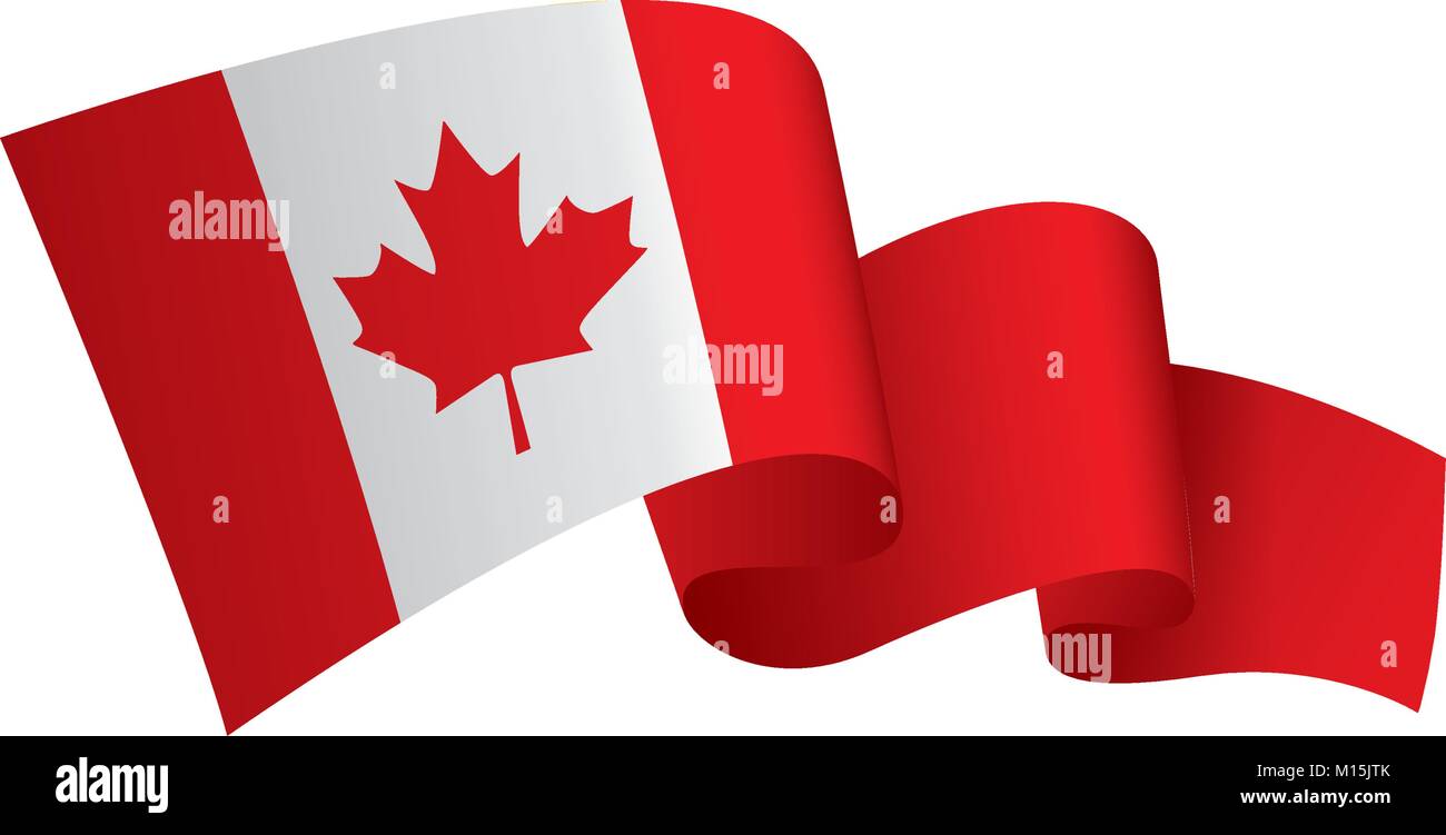 Canada flag, vector illustration Stock Vector Image & Art - Alamy