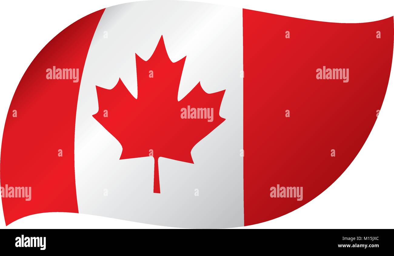 Canada flag, vector illustration Stock Vector Image & Art - Alamy