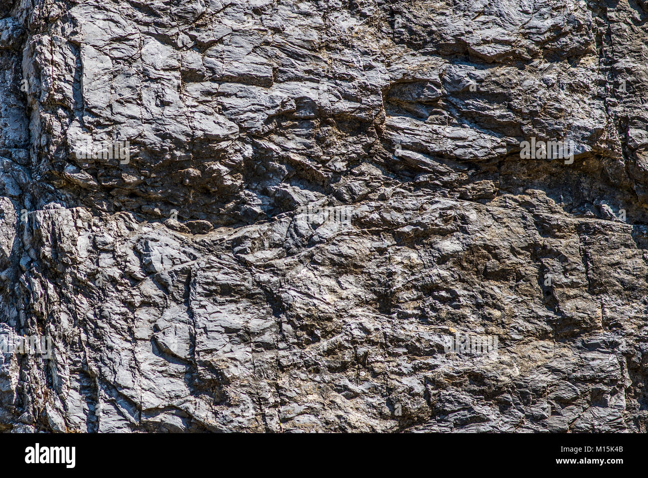 Texture of grey rock pattern for background Stock Photo
