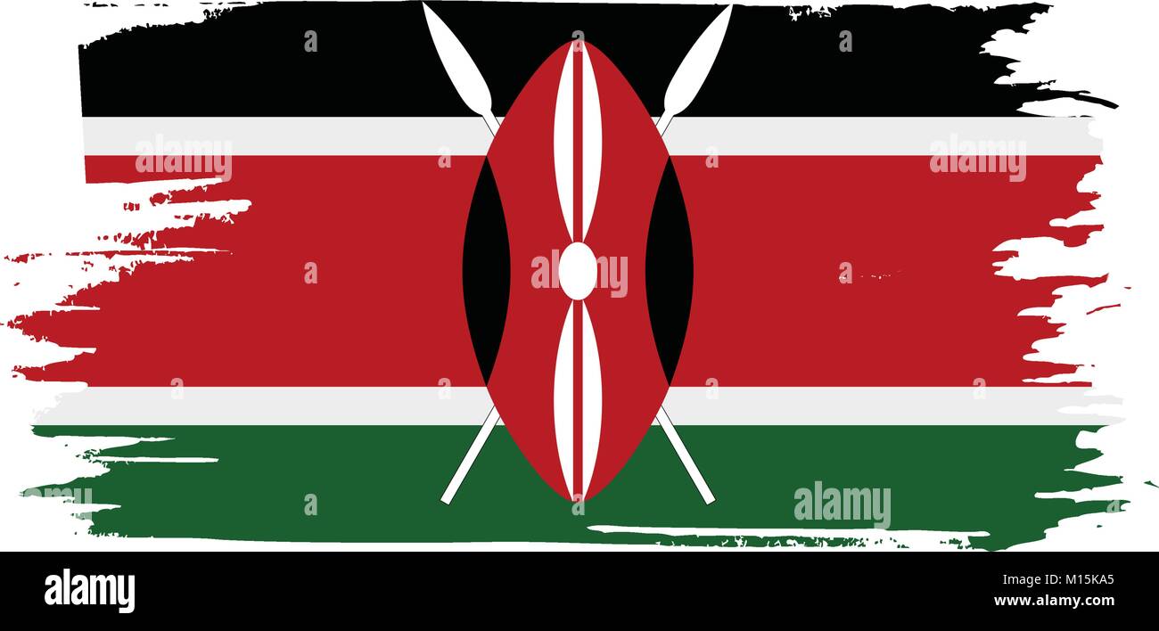 Kenya flag, vector illustration Stock Vector Image & Art - Alamy