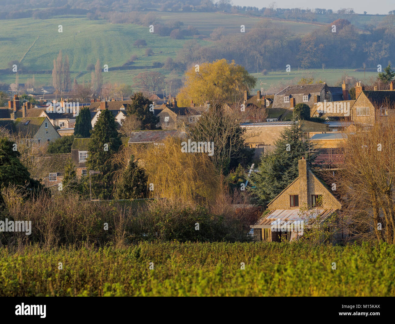 cotswold scenic england uk Stock Photo - Alamy