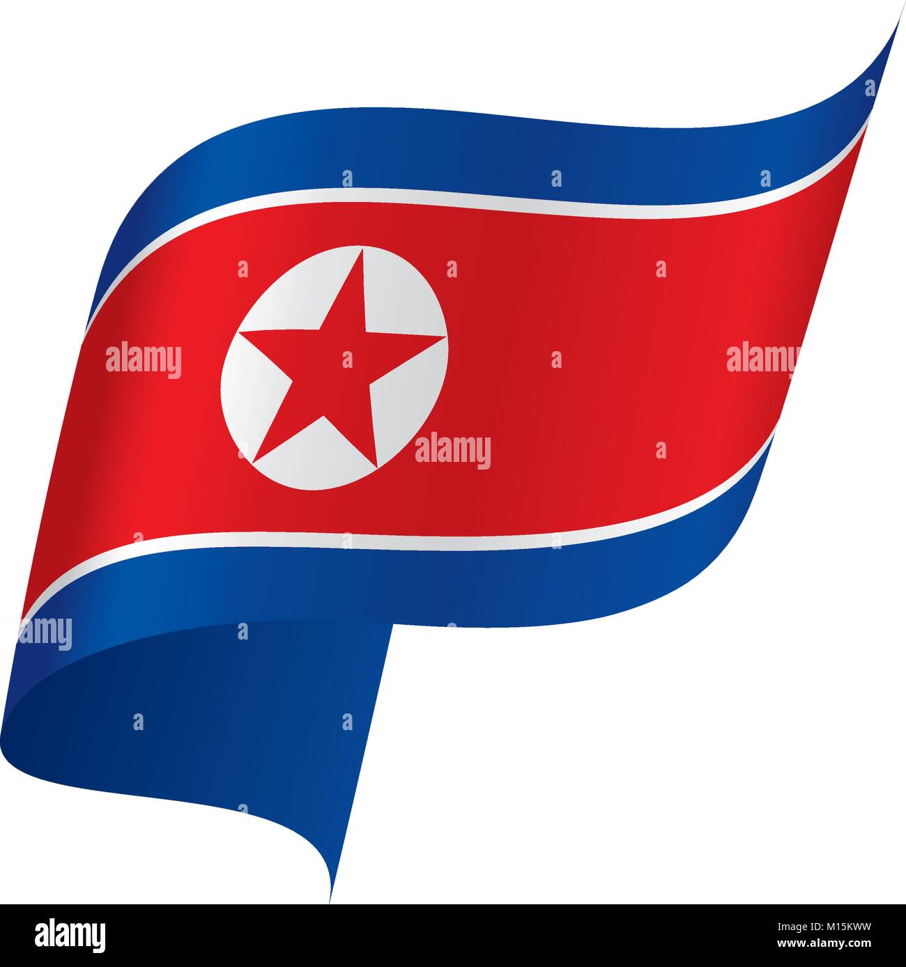 north-korea-flag-vector-illustration-stock-vector-image-art-alamy