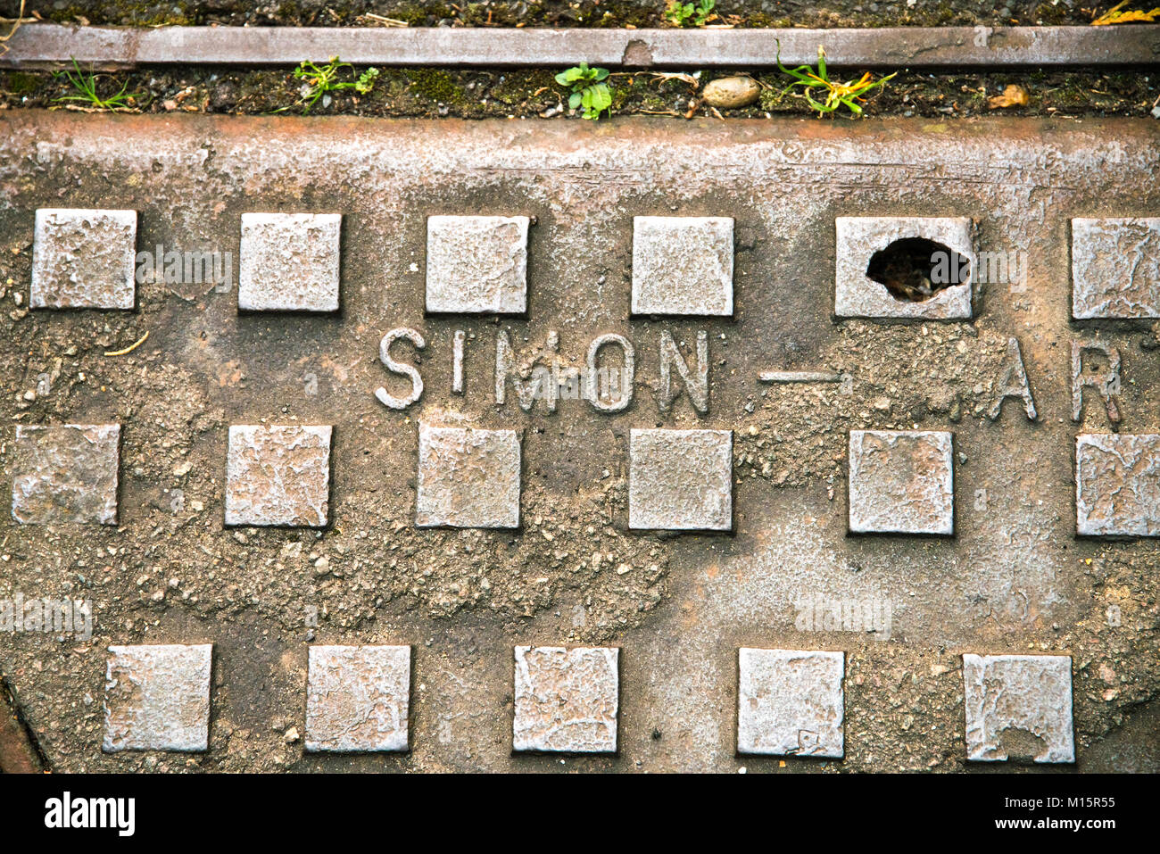 Simon Utility cover Stock Photo - Alamy
