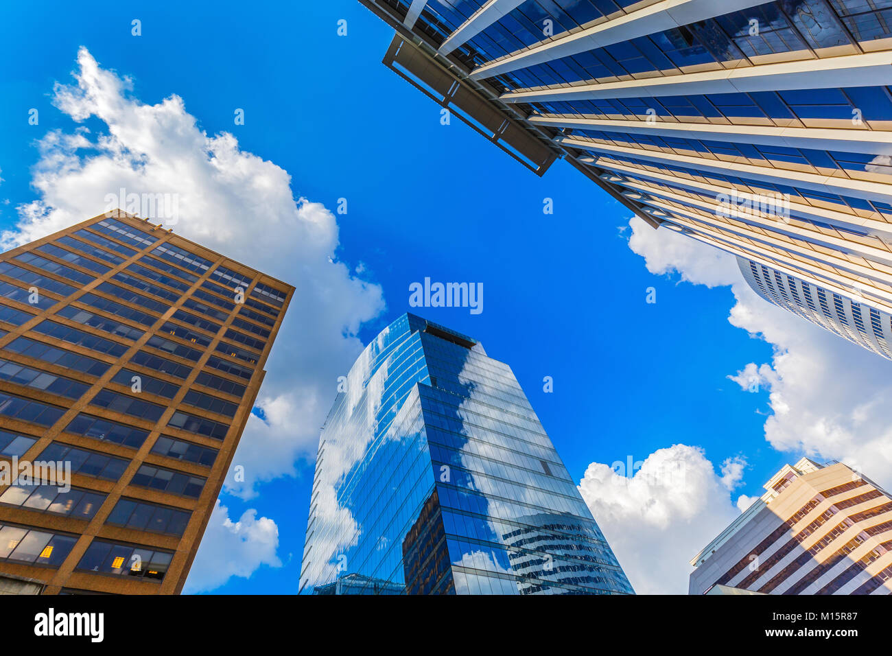 High Rise Office Buildings Stock Photo Alamy