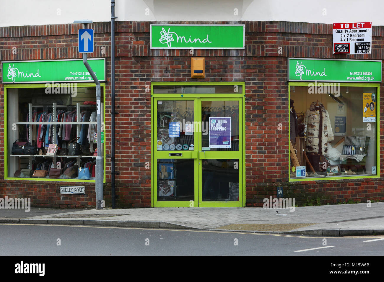 The Mind Charity Shop in Bognor Regis, West Sussex, UK. Stock Photo