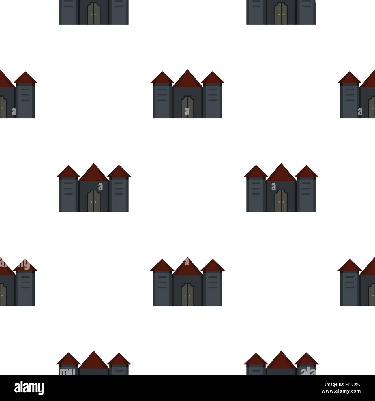 Ancient fortress pattern seamless Stock Vector Image & Art - Alamy