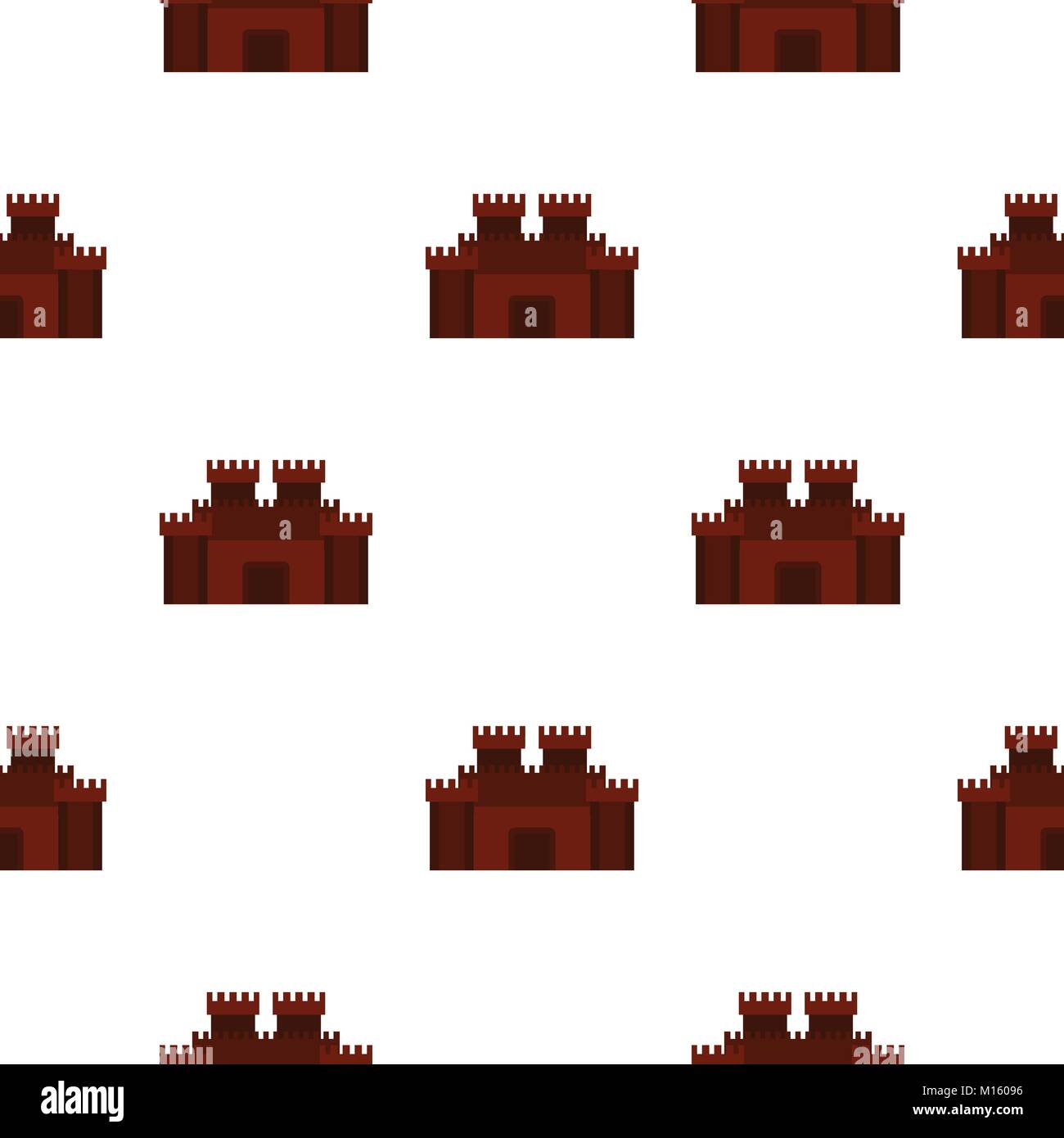 Fortress with gate pattern seamless Stock Vector Image & Art - Alamy