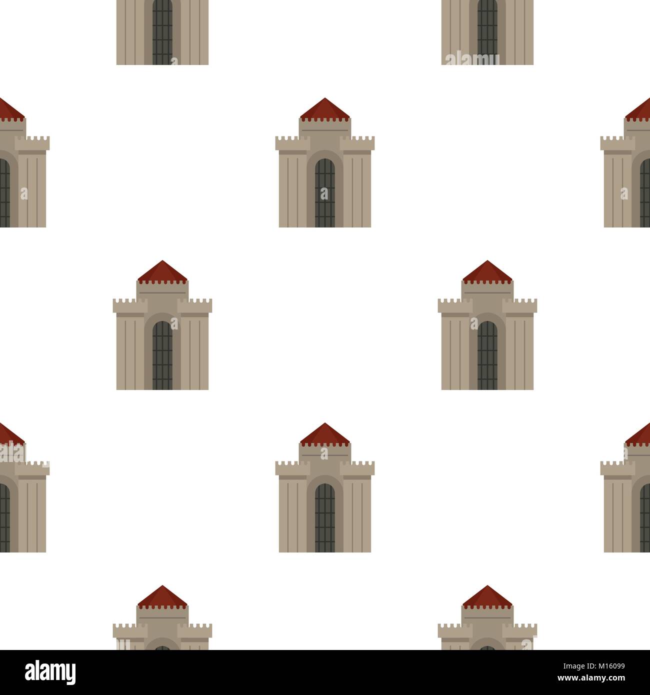 Medieval building pattern seamless Stock Vector Image & Art - Alamy