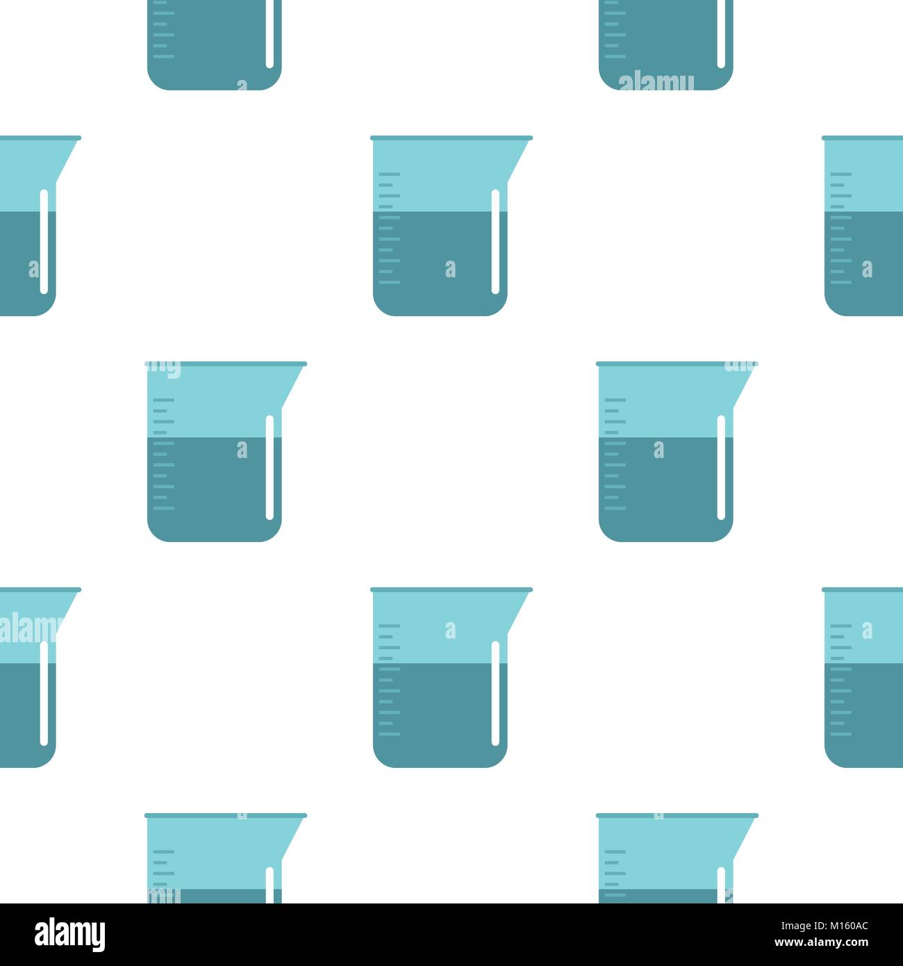 Blue measuring cup with water pattern seamless Stock Vector Image & Art ...