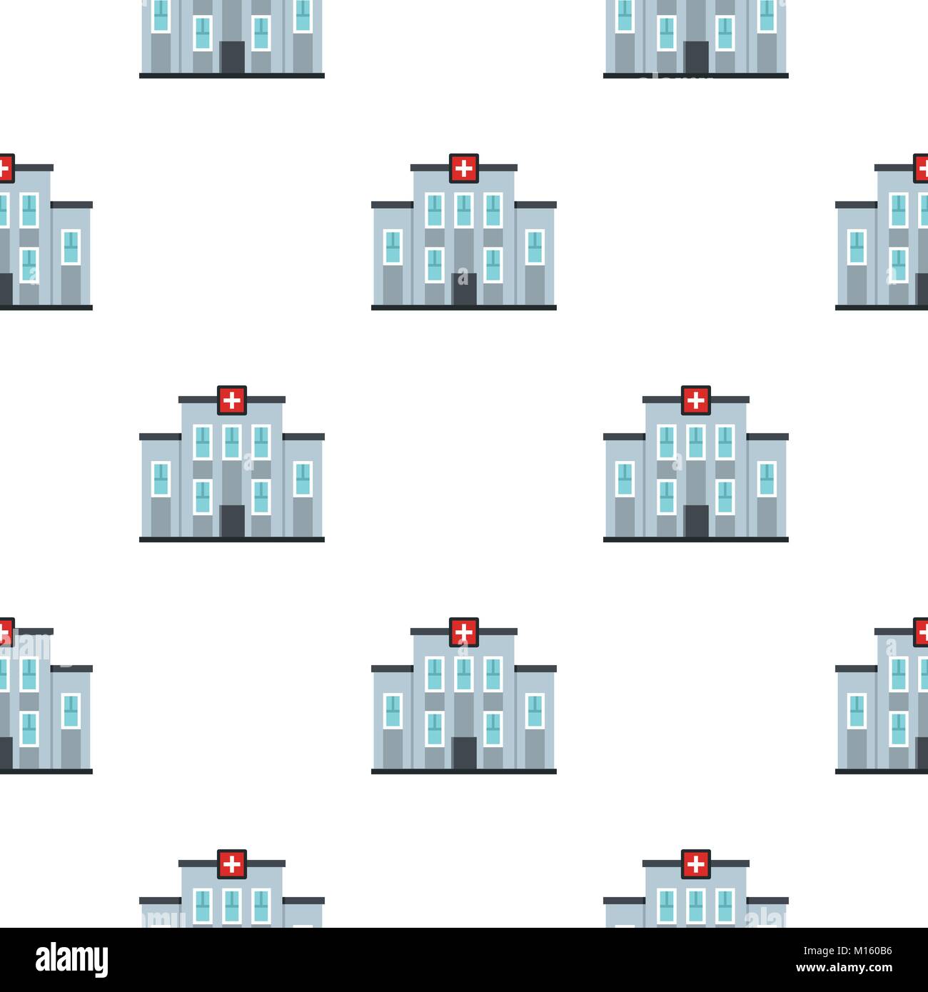 Hospital Pattern Design Medical center building pattern seamless Stock Vector Image & Art - Alamy