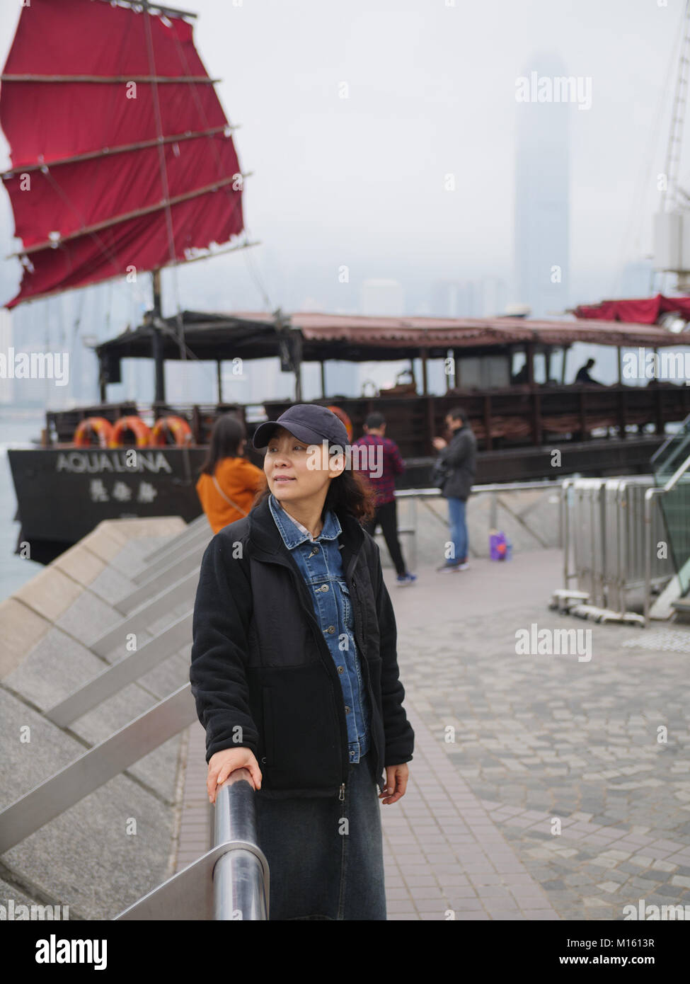 tourist in Hong Kong Stock Photo