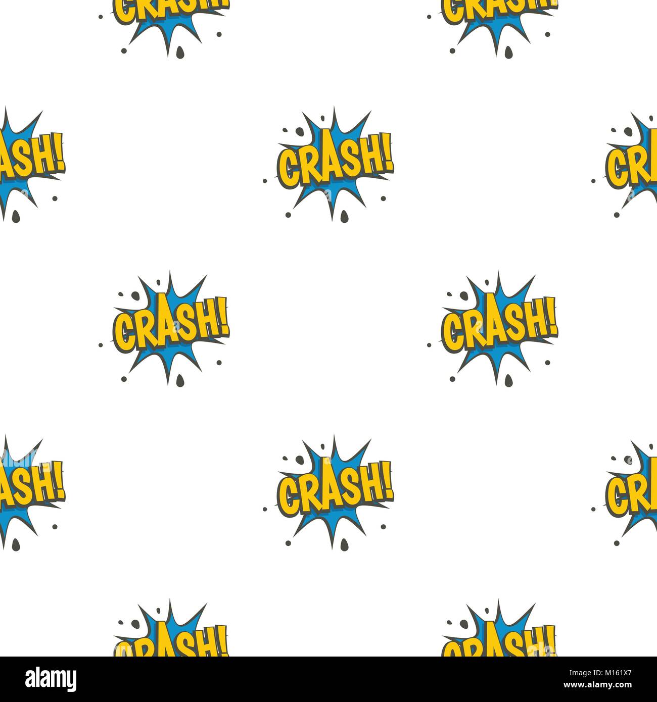 Crash pattern cartoon style hi-res stock photography and images - Page 4 -  Alamy