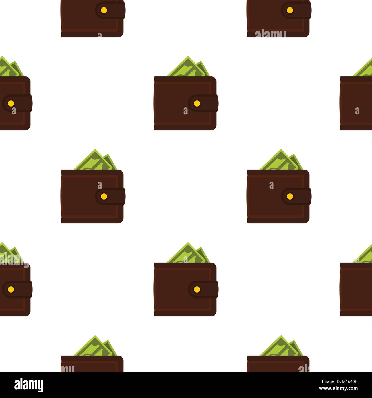 Purse Pattern Background Leather purse pattern flat Stock Vector Image & Art - Alamy