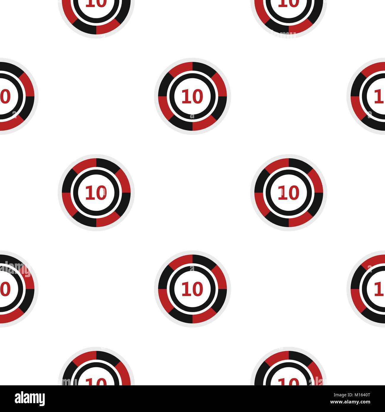 Casino chip pattern flat Stock Vector Image & Art Alamy
