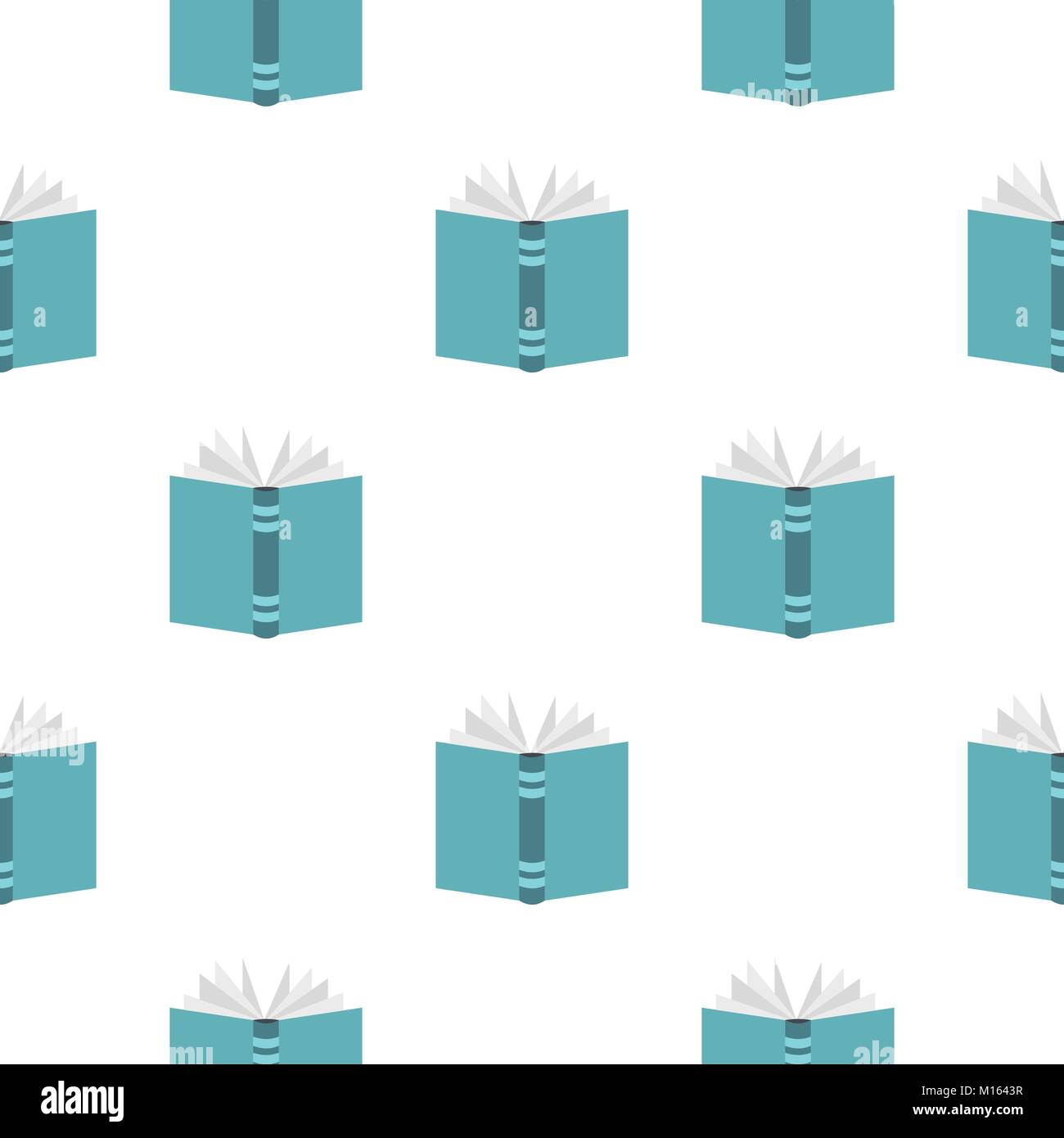 Open thick book pattern flat Stock Vector Image & Art - Alamy